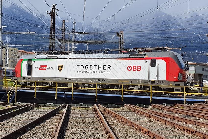 ÖBB RCG AND LAMBORGHINI WORKING TOGETHER FOR SUSTAINABLE LOGISTICS